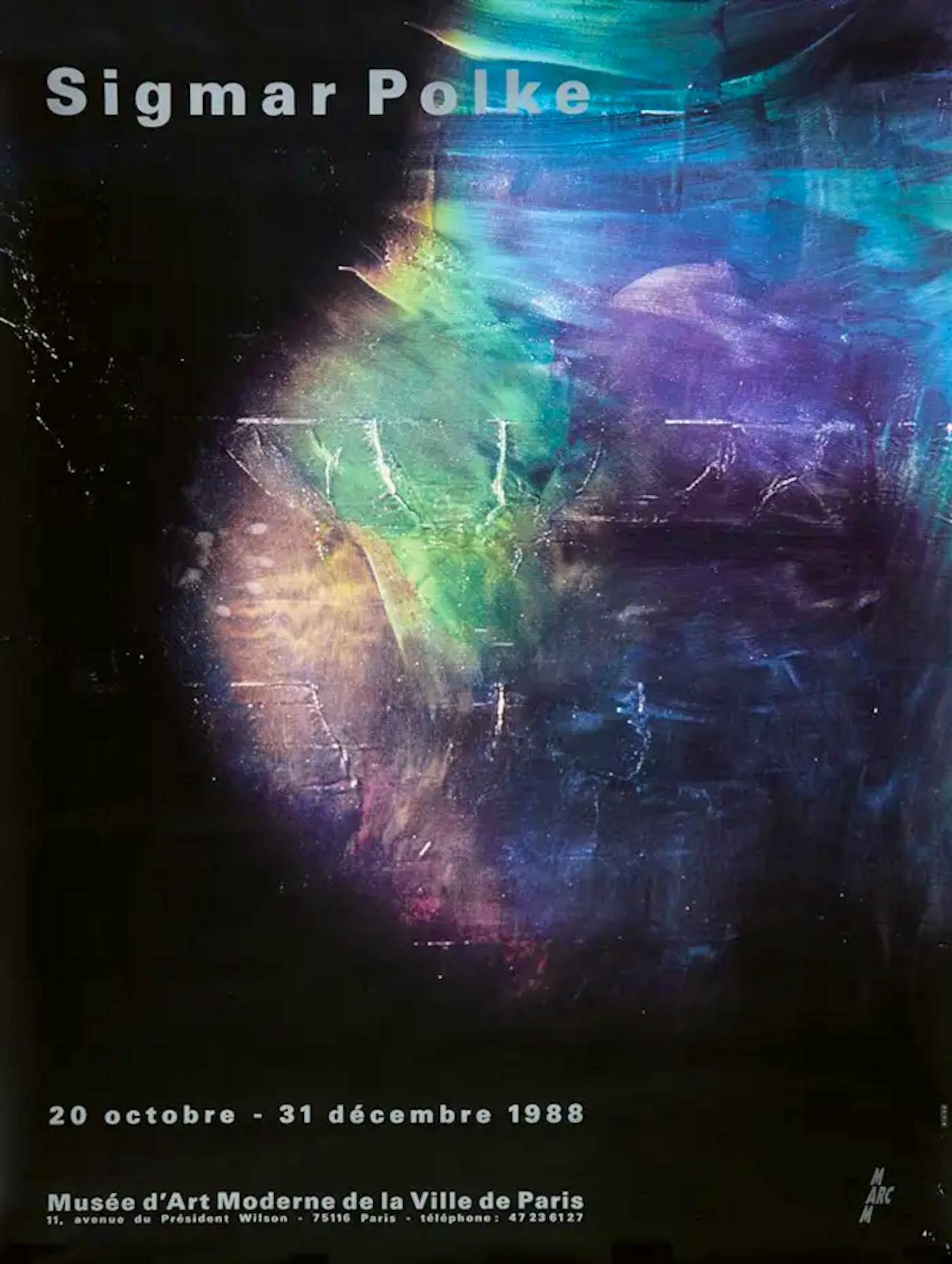 Sigmar Polke - tentoonstellingsaffiche verkocht voor € 20!