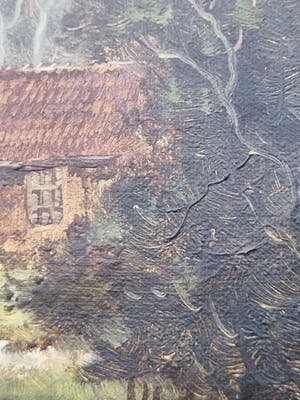 B.H.C. Mulder - Hollands landschap kopen? Bied vanaf 25!