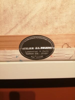 Niet of onleesbaar gesigneerd - 2 werken - ongetiteld - abstract kopen? Bied vanaf 1!