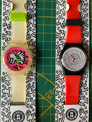 Keith Haring - set van vier horloges Limited Edition! kopen? Bied vanaf 400!