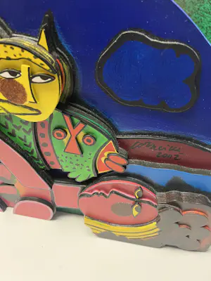 Corneille - Gesigneerd houtsculptuur: Barokke zomer II kopen? Bied vanaf 1800!