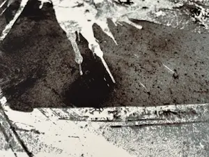 Fred Thieler - Andruck Exemplar Original Litho für Ausstellung 1978 - sehr rar Informel Unikat? kopen? Bied vanaf 220!