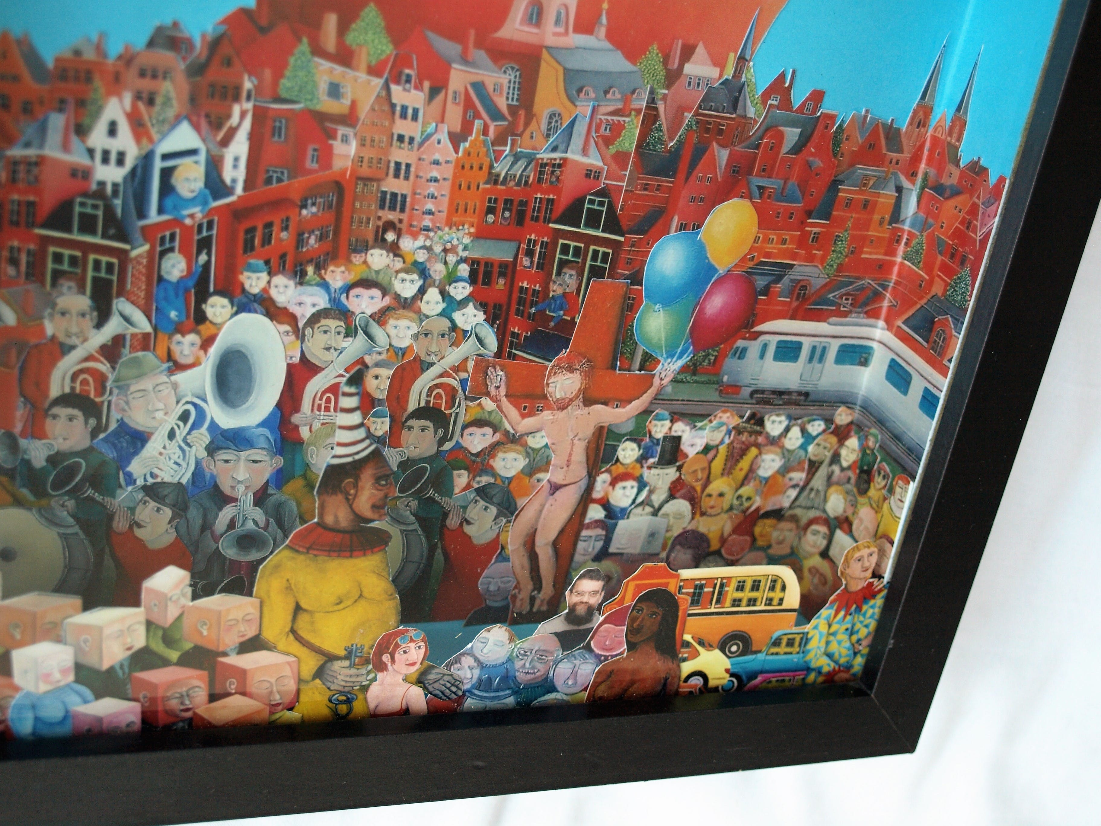 Peer Mijland - Collage met zelfportret – ca 1999  kopen? Bied vanaf 90!