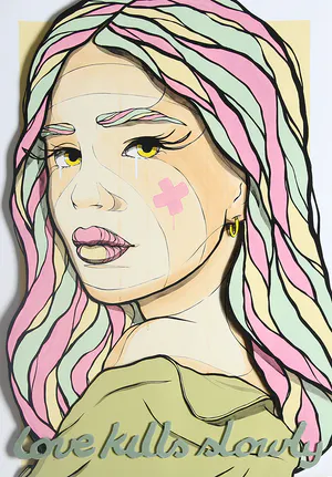 El Bocho - 3D - Portrait - Love kills slowly kopen? Bied vanaf 80!