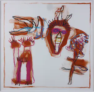 Geert Vrijdag - Gemengde technieken op papier, Zonder titel - Ingelijst kopen? Bied vanaf 100!