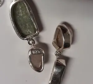 Set Zilveren sieraden  met Ruwe Aquamarijn . kopen? Bied vanaf 95!