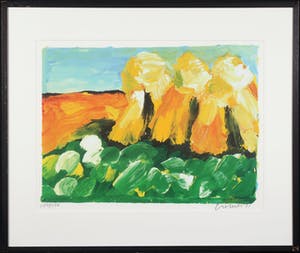 Jan Cremer - Korenschoven - zeefdruk (ingelijst) kopen? Bied vanaf 325!