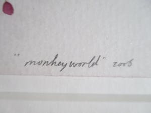 Vittorio Roerade - Aquarel "Monkeyworld" kopen? Bied vanaf 80!