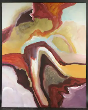 Cobi Nieuwstad - Acryl op doek, Hermitage (Groot) kopen? Bied vanaf 1!