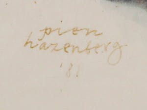 Pien Hazenberg - Aquarel, Zondagsmus voor Saskia kopen? Bied vanaf 35!