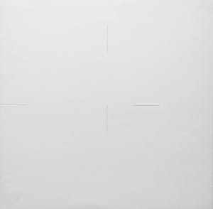 Ad Dekkers - gesigneerde zeefdruk - compositie met vier lijnen - 1970. kopen? Bied vanaf 125!