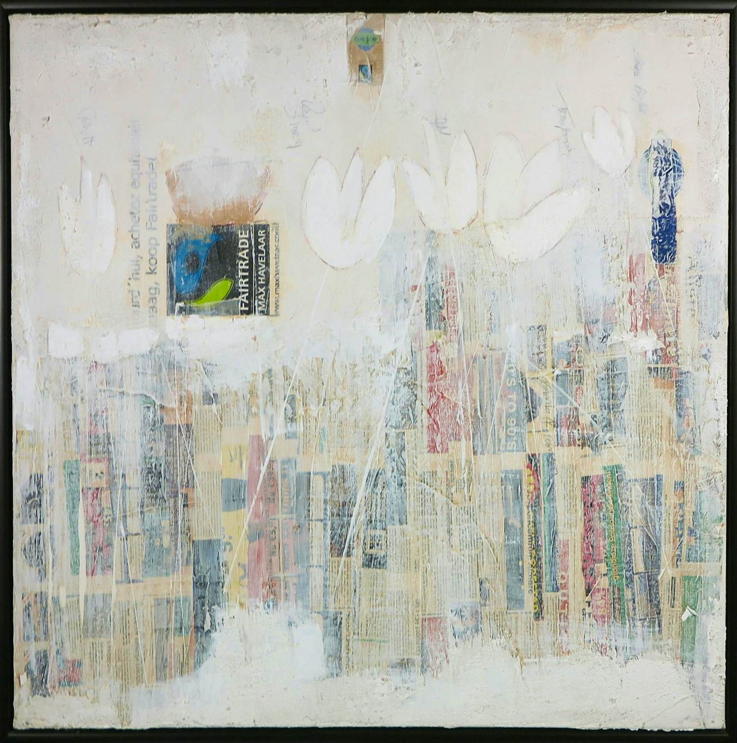 Antonio Poioumen - Gemengde techniek op doek, Fair Trade - Ingelijst kopen? Bied vanaf 150!