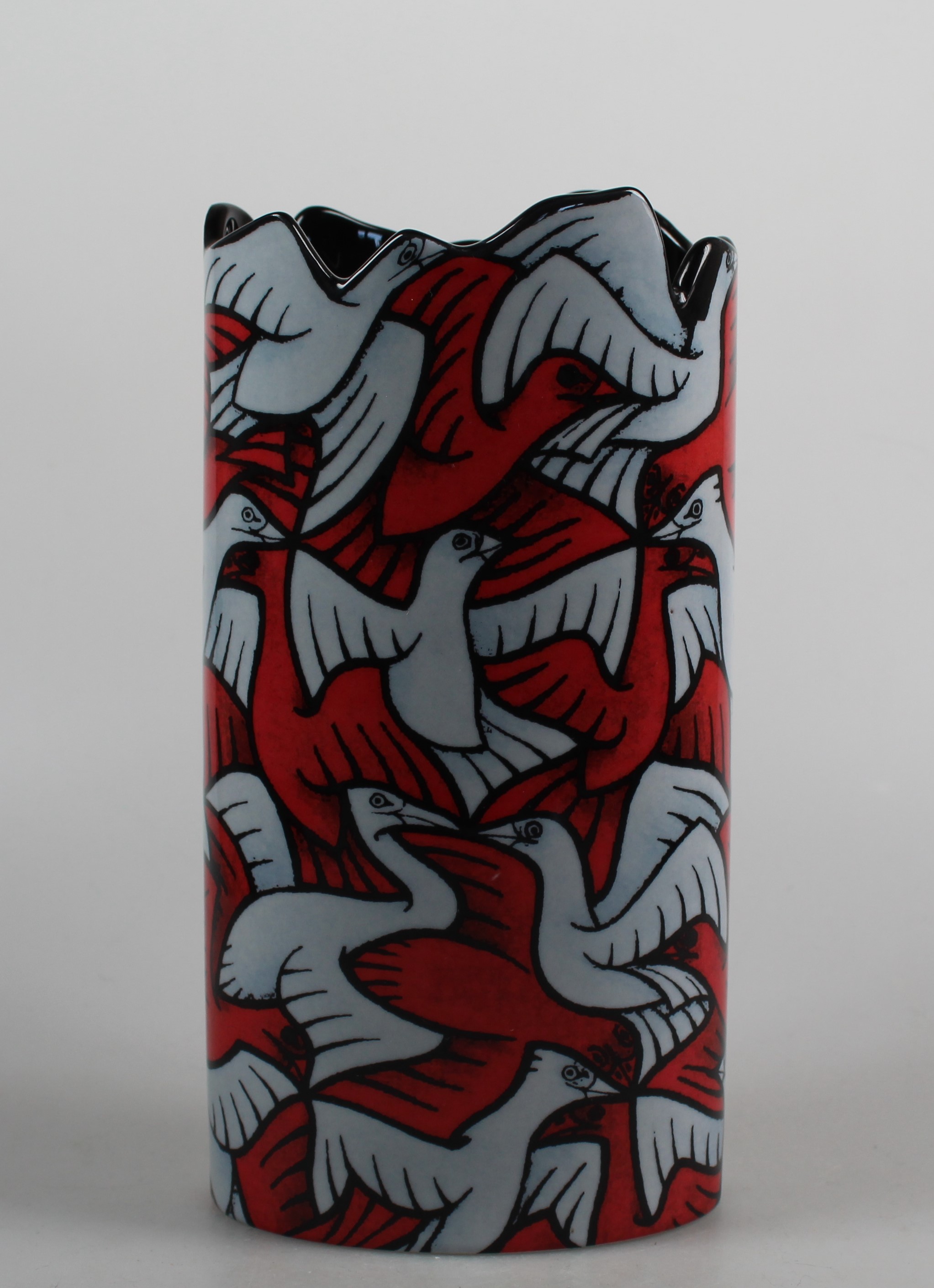 M.C. Escher - Beswick Silhouette d'Art vaas vogels kopen? Bied vanaf 40!