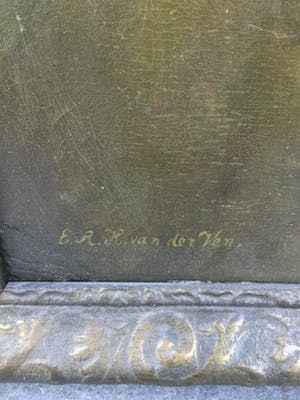 Emmanuel Adrianus Henricus van der Ven - C4806-1, Stilleven met druiventros kopen? Bied vanaf 100!