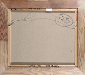 Martin van Wordragen - Olieverf op doek, Negermeisje - Ingelijst kopen? Bied vanaf 1!