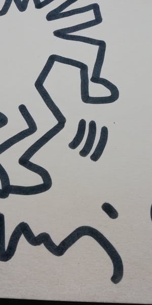 Keith Haring - Engel - 1986 kopen? Bied vanaf 2300!