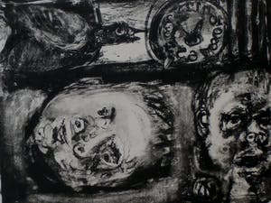 Kees Buurman - 2 Litho's: Onbekend en De poppenspeler kopen? Bied vanaf 1!