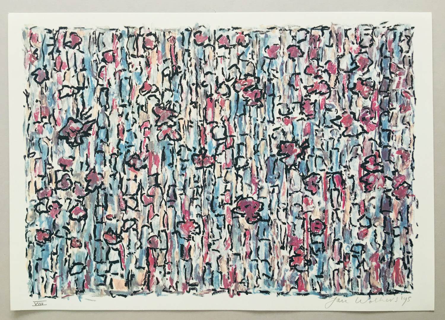 Jan Wolkers - Winterbeeld VIII - gesigneerd - 1995 verkocht voor € 195!