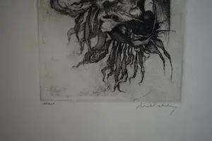 Dirk Baksteen - Ets - Zonnebloem kopen? Bied vanaf 100!