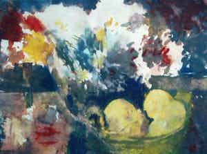 Kees Verwey - Ets/aquatint - bloemstilleven verkocht voor € 125!