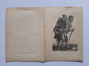 Pieter Dupont - Kopergravure, Landlooperij kopen? Bied vanaf 20!