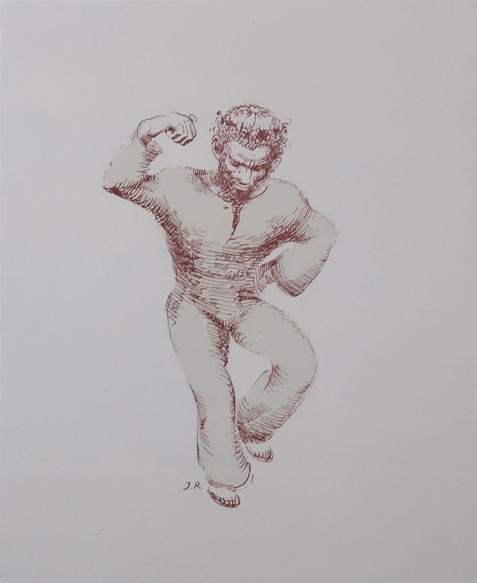 John Raedecker - Litho, Faun verkocht voor € 35!