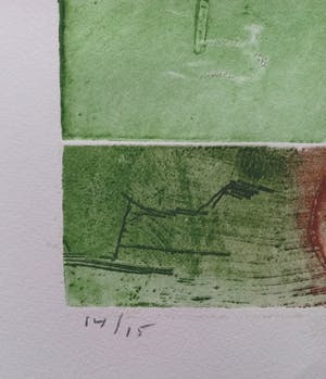 Jan Montyn - Hien’s garden, aquatint ets (kleine oplage) kopen? Bied vanaf 115!