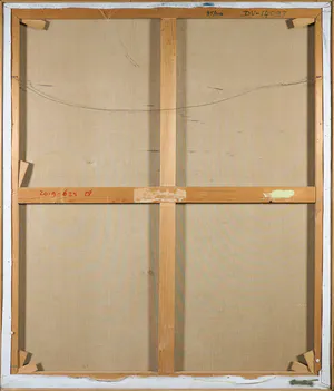 G.H. Sligting - Acryl en olieverf op doek, No.2 Compositie - Ingelijst (Groot) kopen? Bied vanaf 100!