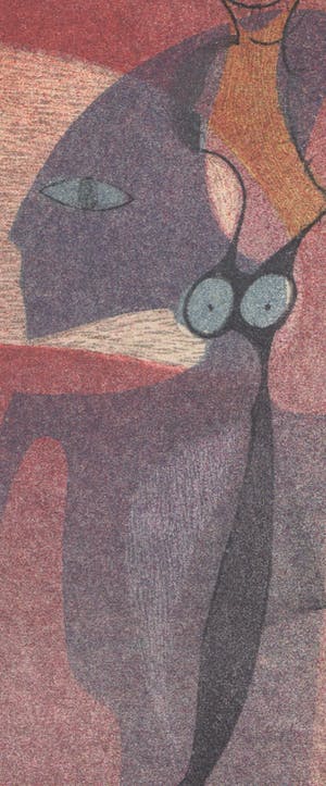 Harry van Kruiningen - kleurenlitho - 'Achnaton' - 1953 kopen? Bied vanaf 49!
