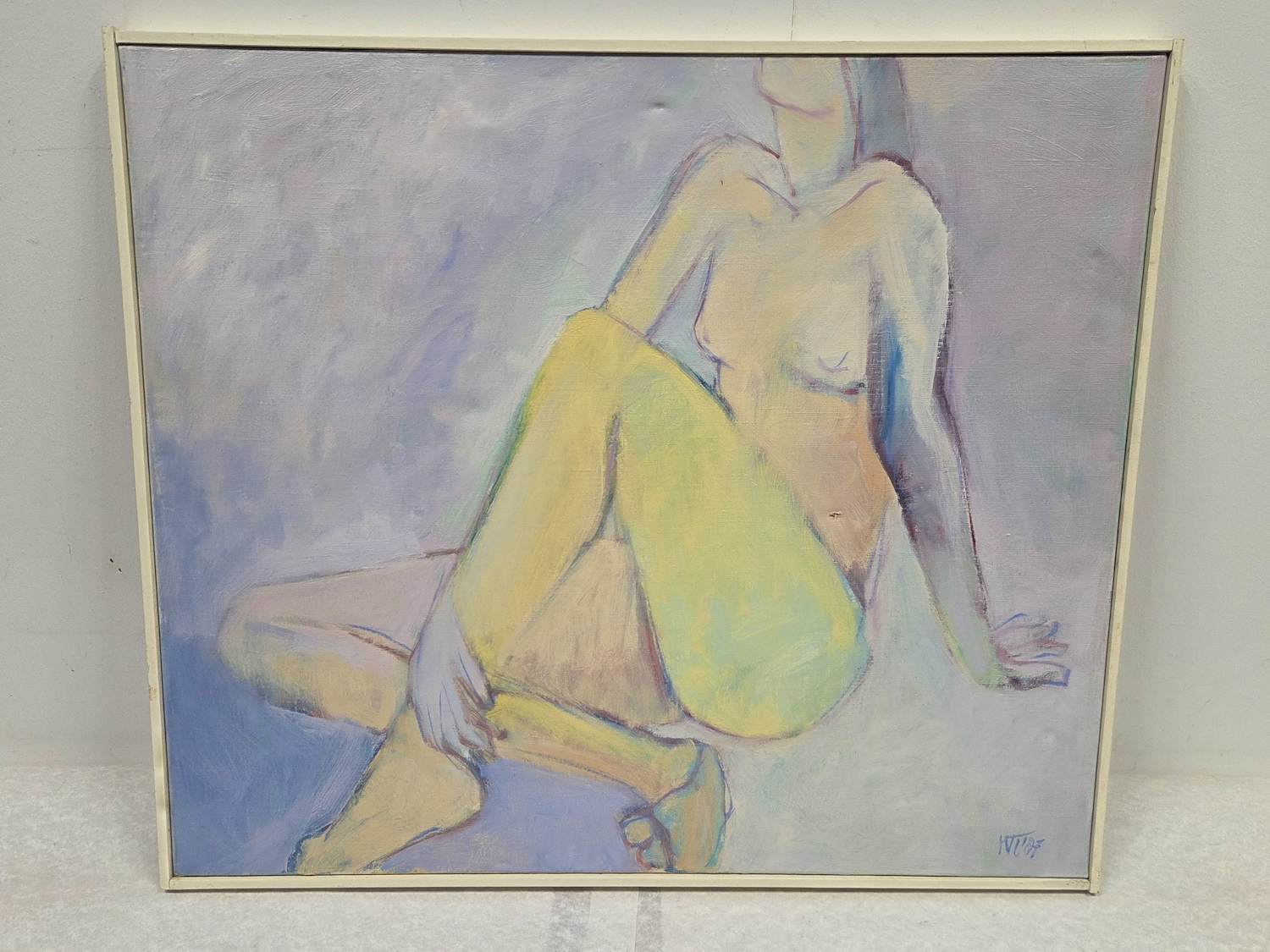 Willebrord de Winter - Zittend naakte dame kopen? Bied vanaf 20!