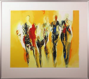 Peter Meijer - Zeefdruk, Oqives - Ingelijst (Groot) kopen? Bied vanaf 50!