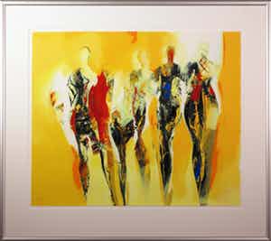 Peter Meijer - Zeefdruk, Oqives - Ingelijst (Groot) verkocht voor € 50!