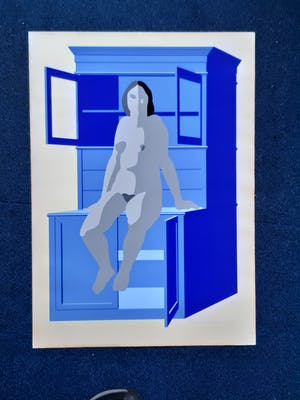 Lode Pemmelaar - Vrouw bij kast kopen? Bied vanaf 30!