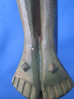 Brons (Onbekend) - Modern bronzen kruisbeeld. kopen? Bied vanaf 20!