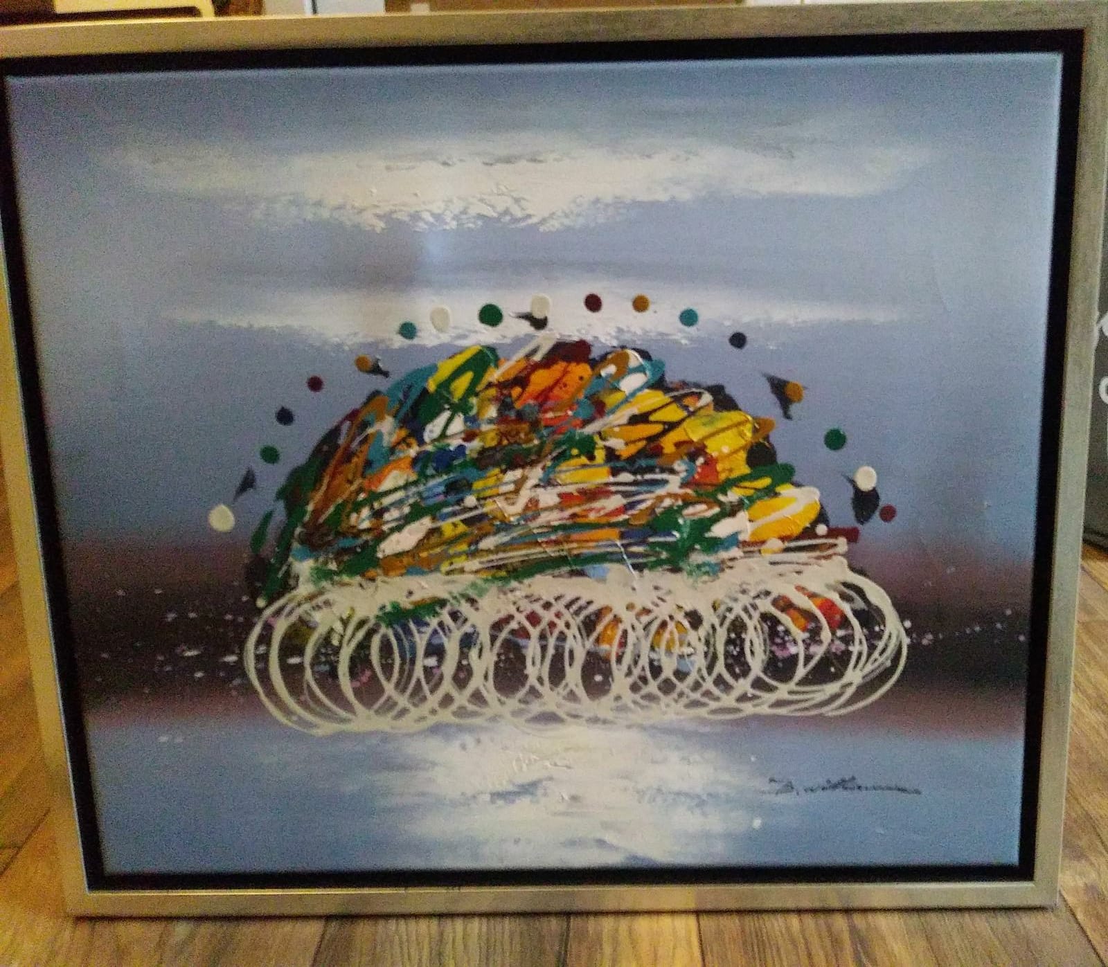 Niet of onleesbaar gesigneerd - B. Williams- Abstracte voorstelling kopen? Bied vanaf 1!