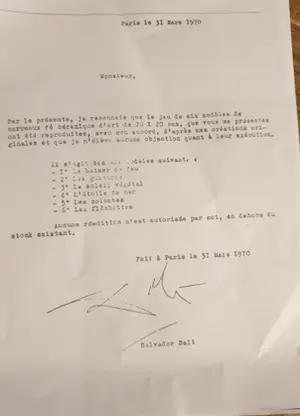 Salvador Dali - Le baiser du feu kopen? Bied vanaf 50!