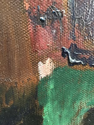 Theo van der Horst - Schilderij olieverf op doek, zonder titel, gesigneerd kopen? Bied vanaf 95!