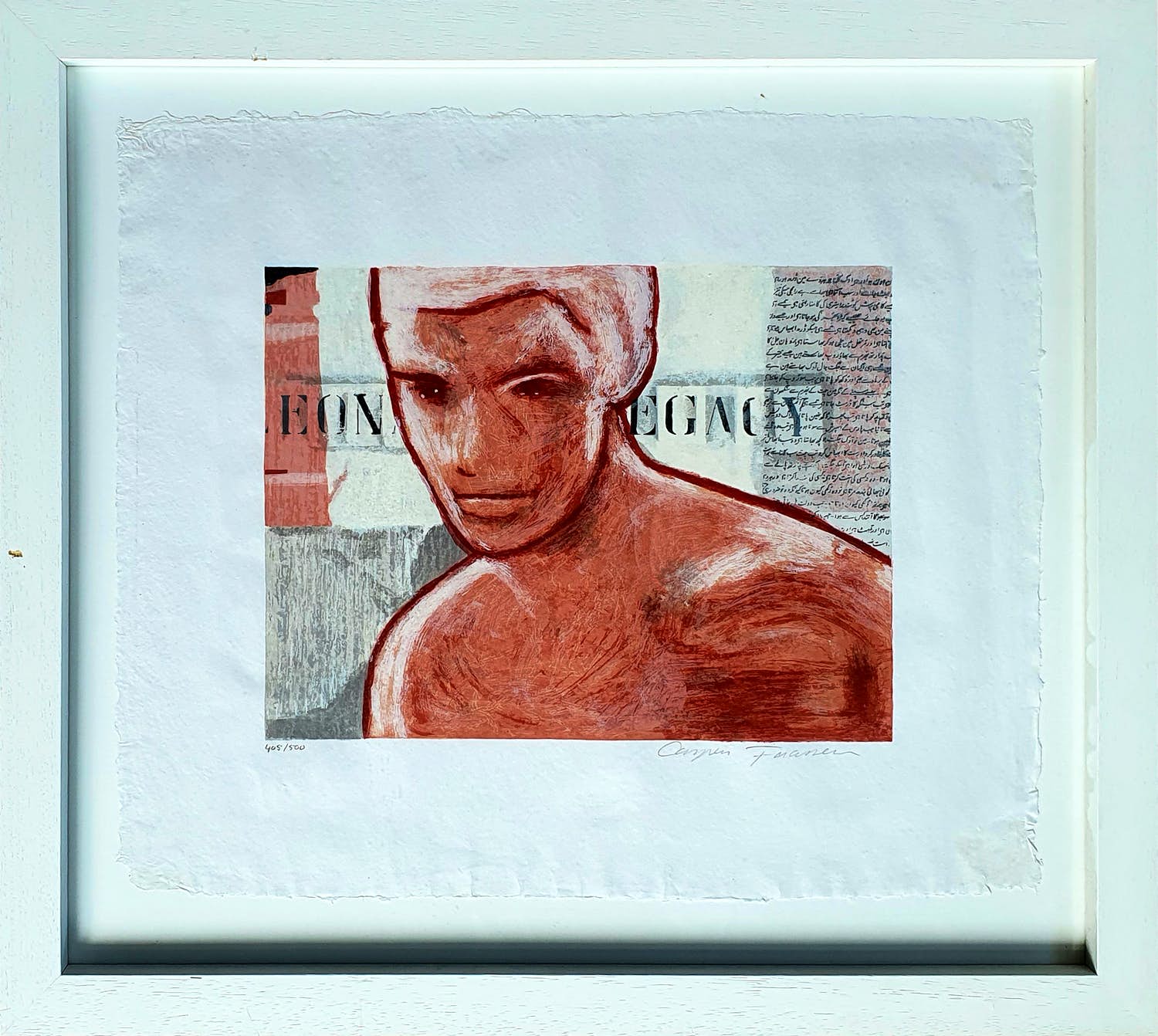 Casper Faassen - 'Leonardo' - Fraai ingelijst verkocht voor € 120!