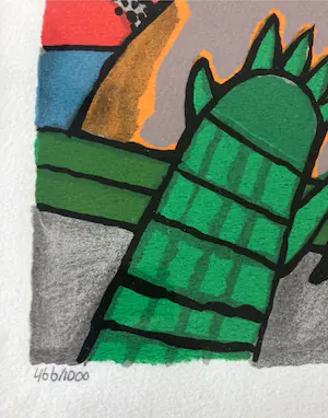 Corneille - Prachtige Corneille Zeefdruk "Le Voyage" uit 1995 kopen? Bied vanaf 125!