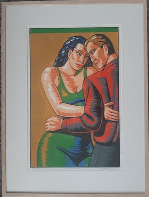 Leon Janssen - Paar op oker (tête à tête) kopen? Bied vanaf 95!