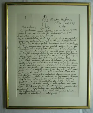 Anton Heyboer - Inkttekening , Het oerleven – Ingelijst, 82 x 66 cm - 1984 kopen? Bied vanaf 250!