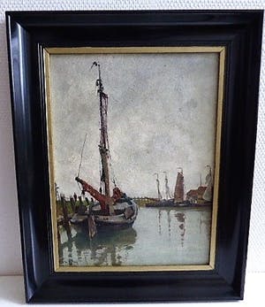 Willem Knip - Grijze ochtend. kopen? Bied vanaf 595!
