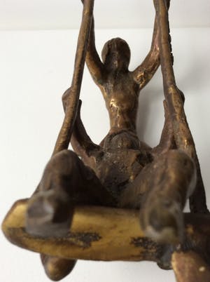 Brons (Onbekend) - Spelende figuren - brons op voet kopen? Bied vanaf 95!