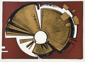 Niet of onleesbaar gesigneerd - Mooie grote zeefdruk - 1972 - Gesigneerd - 119/150 kopen? Bied vanaf 10!