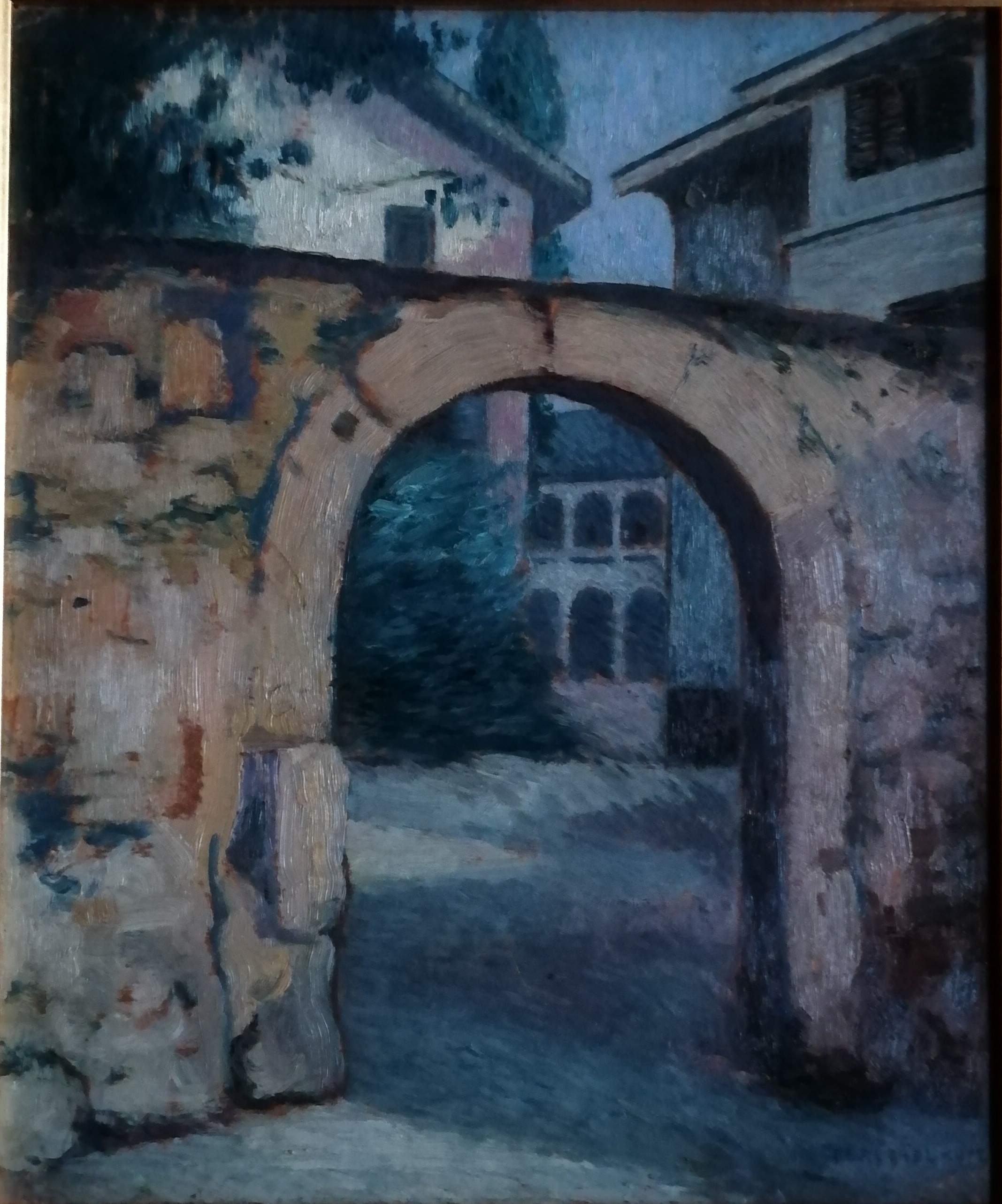 Herman Kuyt - Porte d'entrée du Chateau d'Anelet (Suisse) kopen? Bied vanaf 120!