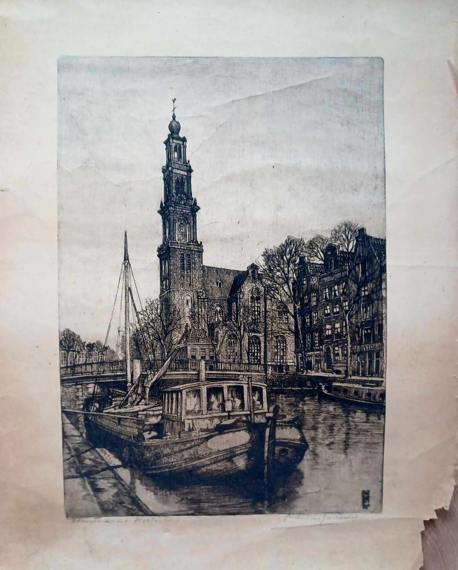 Marius Johannes Janssen - WESTERKERK AMSTERDAM kopen? Bied vanaf 25!