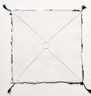 Shinkichi Tajiri - aquagravure ’Knoop’ - minimalistisch en kleurrijk - 1993- oplage 35 verkocht voor € 375!