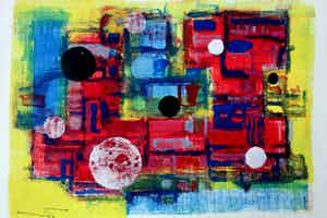 Wim Motz - Monotype: Compositie verkocht voor € 55!