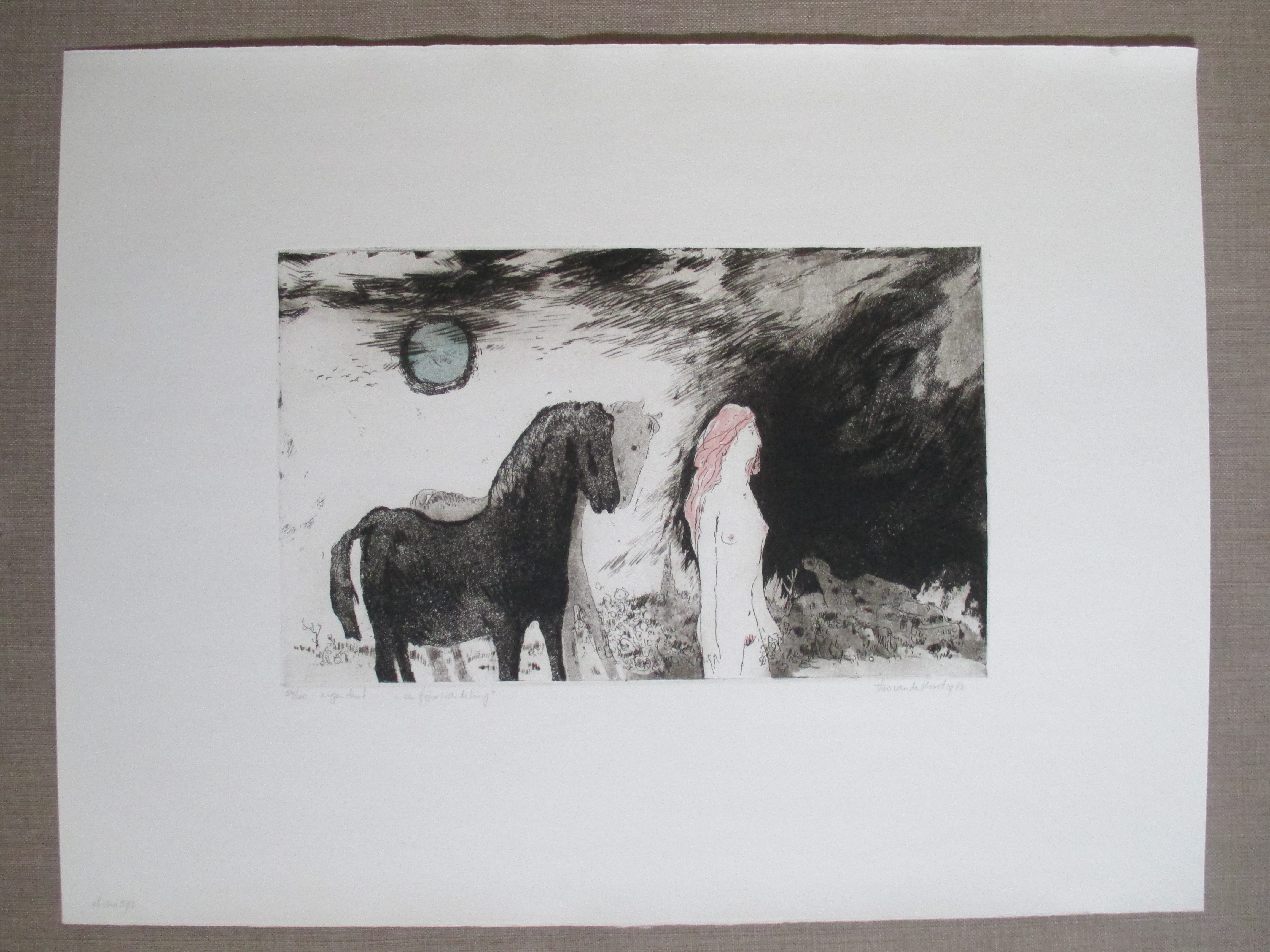 Theo van der Horst - Ets "een fijne wandeling" kopen? Bied vanaf 40!