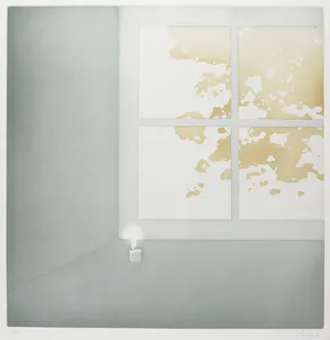 Jean Solombre - Aquatint, Kaarslicht bij raam kopen? Bied vanaf 35!